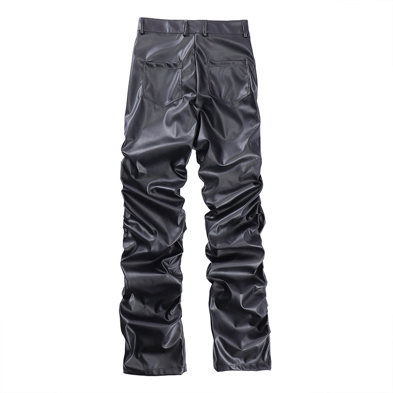 HYPExSTORE® LEDER BAGGY PANTS