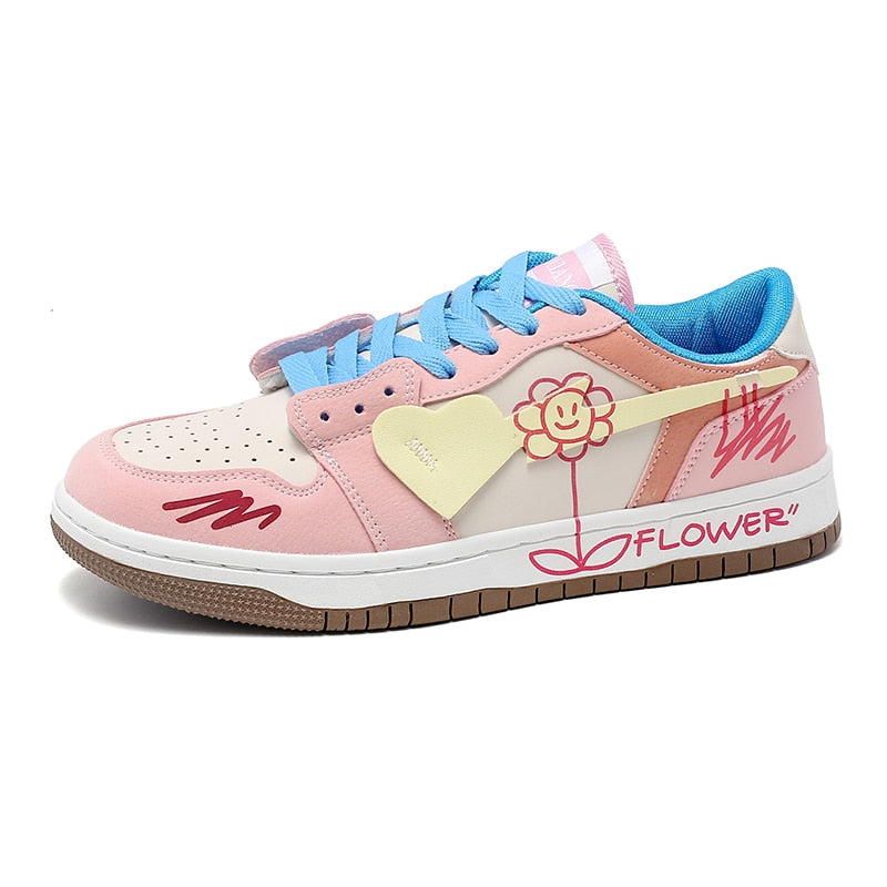 HYPExSTORE® HEARTED ROSE FLOWER SNEAKER